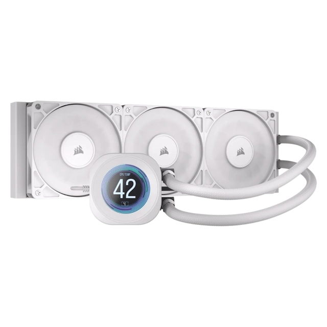 CPU Hladnjak Corsair NAUTILUS 360 RS LCD Liquid White, CW-9061034-WW