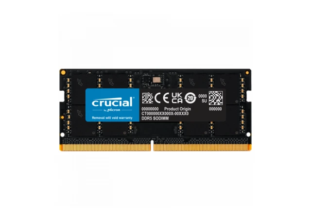 Crucial 32GB DDR5-4800 SODIMM CL40 (16Gbit)