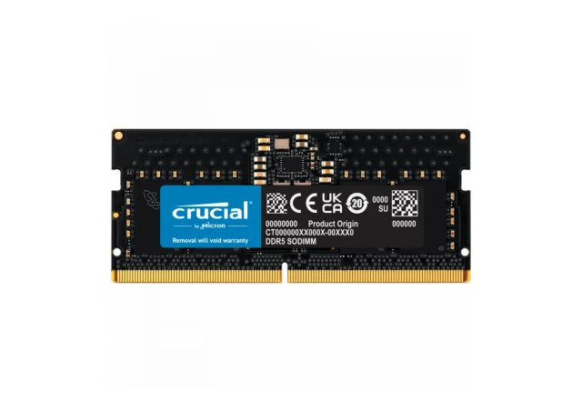 Crucial 8GB DDR5-4800 SODIMM CL40 (16Gbit)