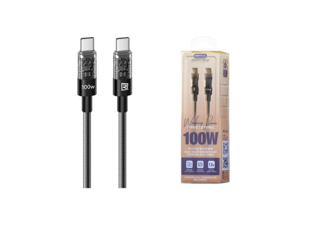 REMAX DATA kabl Walking TIP C na TIP C RC-C162 100W, 1.2m crni 