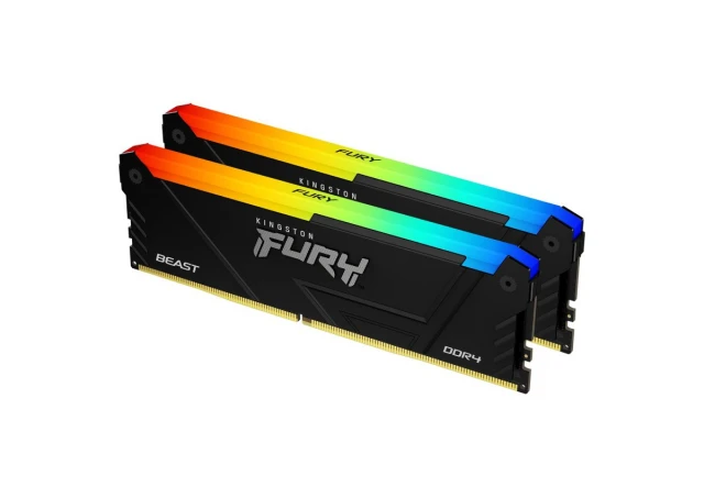 KINGSTON DIMM DDR4 32GB (2x16GB kit) 3200MT/s KF432C16BB2AK2/32 Fury Beast RGB