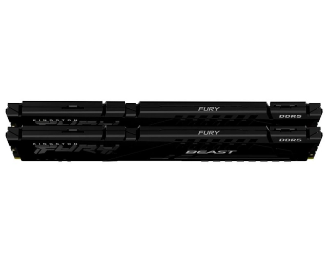 KINGSTON DIMM DDR5 64GB (2x32GB kit) 5600MT/s KF556C40BB2K2-64 FURY Beast Black EXPO 