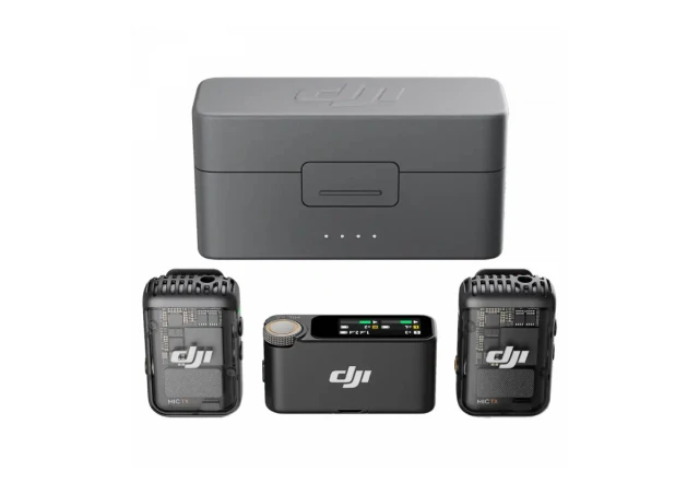 DJI Mic 2 Bežični mikrofon sa dva predajnika i jednim prijemnikom (2 TX + 1 RX) + Charging Case
