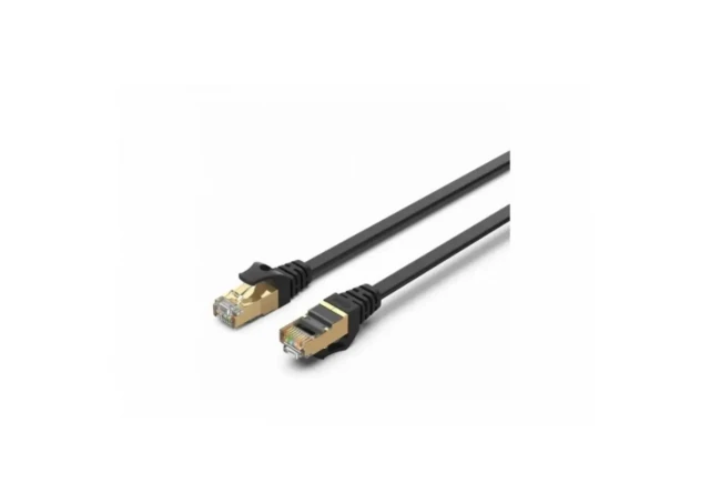 Innoptical Flat Network Cat 7 32 AWG SSTP Black 0.25m