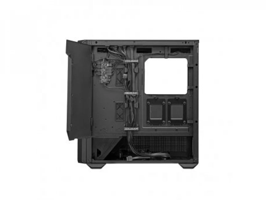 COUGAR GAMING COUGAR | MX600 Black | PC Case | Mid Tower / Mesh Front Panel / 3 x 140mm + 1 x 120mm Fans / Transparent Left Panel