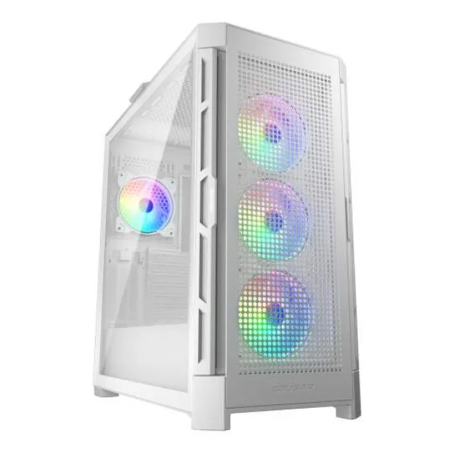 COUGAR GAMING COUGAR DUOFACE PRO RGB PC Case, Mid Tower, White