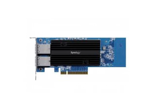 Dual-port 10GbE 10GBASE-T add-in card for Synology systems