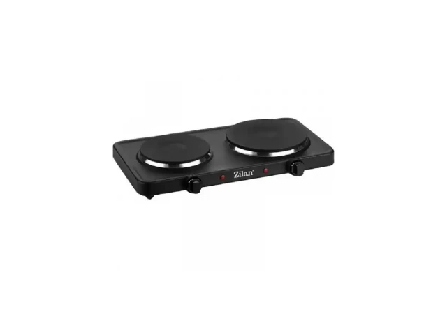 Električni rešo sa dve ringle Zilan ZLN2181/snaga 2500W/termostat/crna