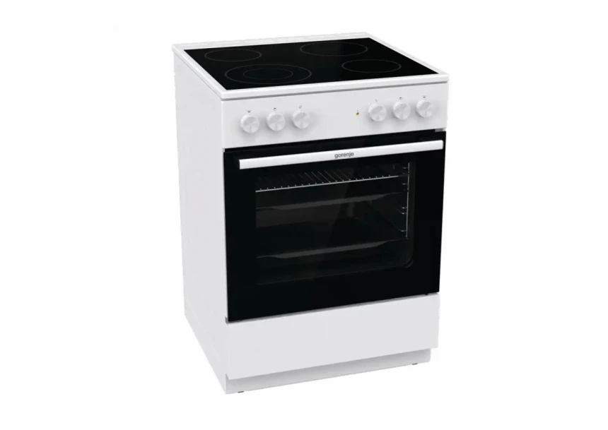 Električni šporet Gorenje GEC 6A41 WC  širina 60cm/keramička ploča/ventilatorska rerna
