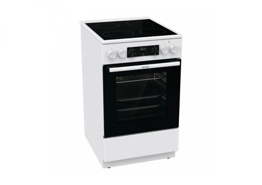 Električni šporet Gorenje GECS 5C70 WA širina 50cm/keramička ploča
