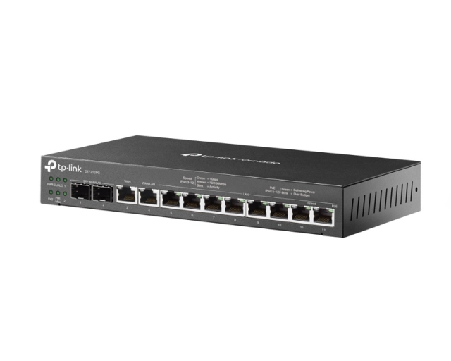 ER7212PC 3U1 kontroler+VPN Firewall ruter+Poe switch 