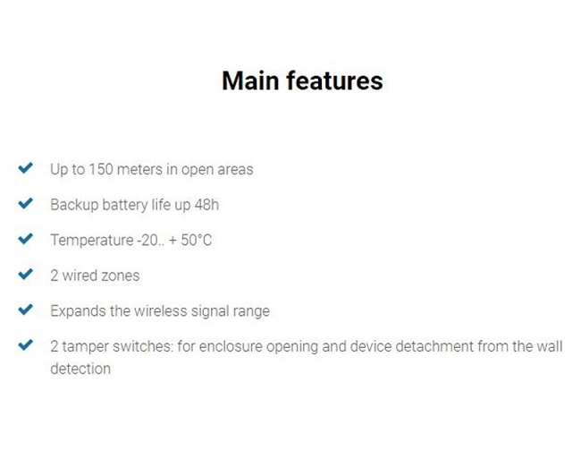 ELDES EWR2 Bez.ripiter signala 