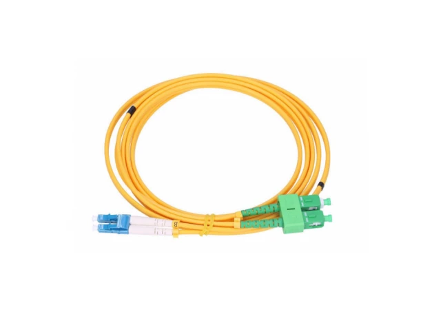 Exeshop ExeLink patchcord LC/UPC-SC/APC SM, Duplex, G657A1, 3mm,1 m