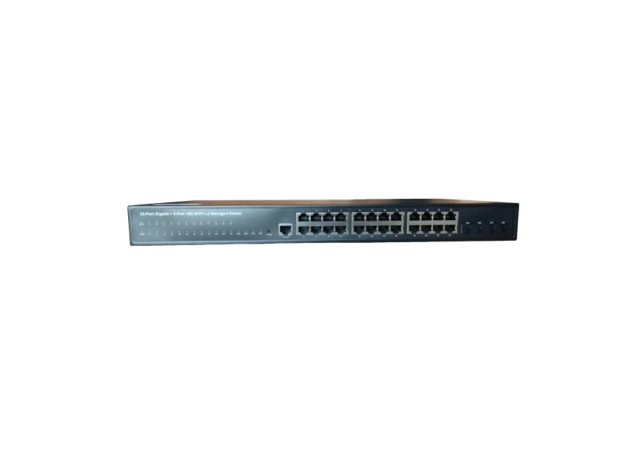 Exelink SGX3528-V2 switch za Rack sa 24x10/100/1000 Base-T, 4x1G/10GE Base-X SFP+ porta