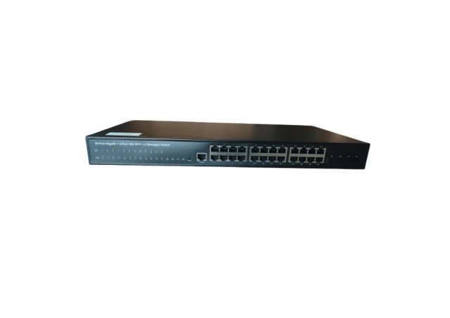 Exelink SGX3728-V2 upravljivi switch za Rack 24x10/100/1000 Base-T,4x1G/10 GE Base-X SFP+ porta L3