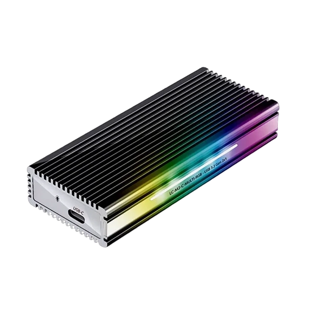 Externo kućište za Nvme LC Power LC-M2-C-MULTI-RGB NVME/M.2
