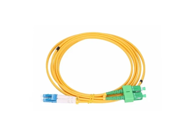 Extralink Patchcord LC/UPC-SC/APC SM Duplex 3.0mm 1.0m