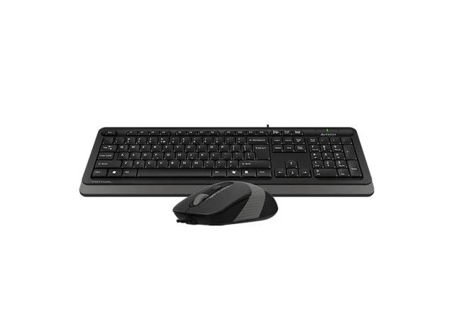 A4 TECH F1010 FSTYLER USB YU siva tastatura + USB sivi miš 