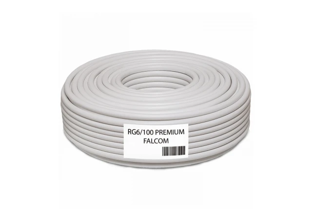 Falcom Koaksijalni kabl RG-6, CCS, 100dB, pak. 100 met. - RG6/100-PREMIUM