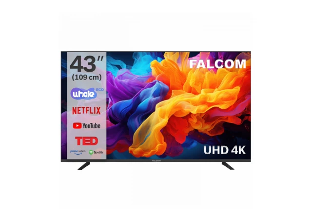 Falcom Televizor Smart LED TV 4K UltraHD 43", Bluetooth ,WiFi - TV-43LTF024SM WOS