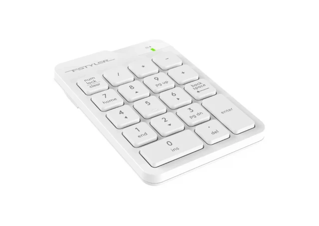 A4 TECH FGK21C FSTYLER 2.4G Wireless Numeric Keypad USB Type-C bela tastatura 
