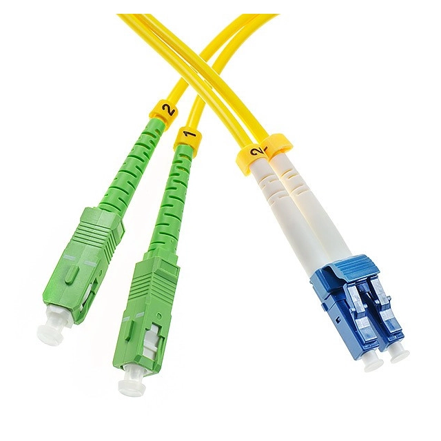 Fiber duplex patch cord kabl SC/APC - LC/UPC singlemode 9/125 mikrona dužine 5m
