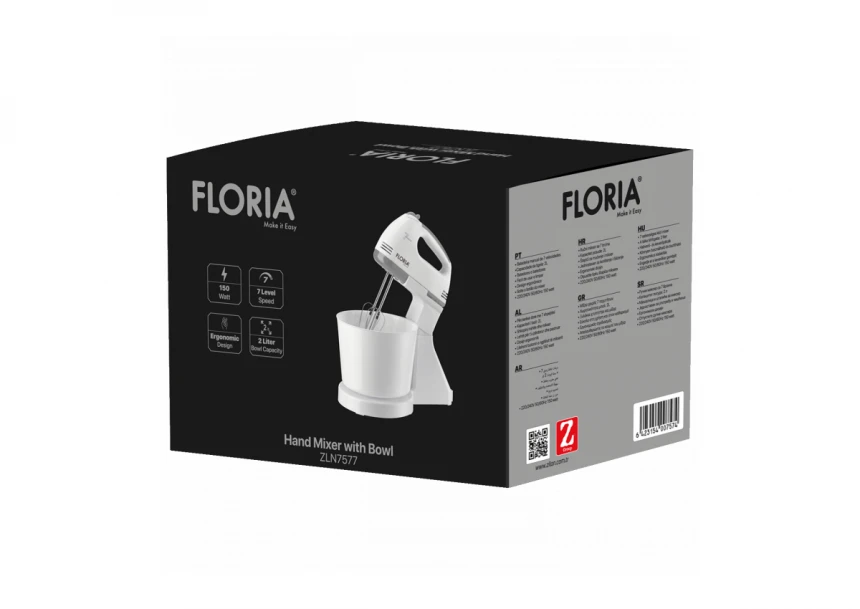 Floria Mikser sa posudom, 150 W - ZLN7577