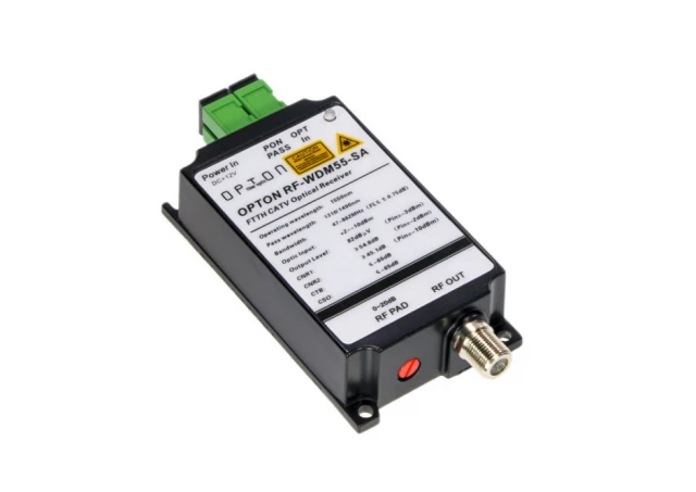 Opton FTTH CATV Aktivni optički prijemnik 1550nm WDM