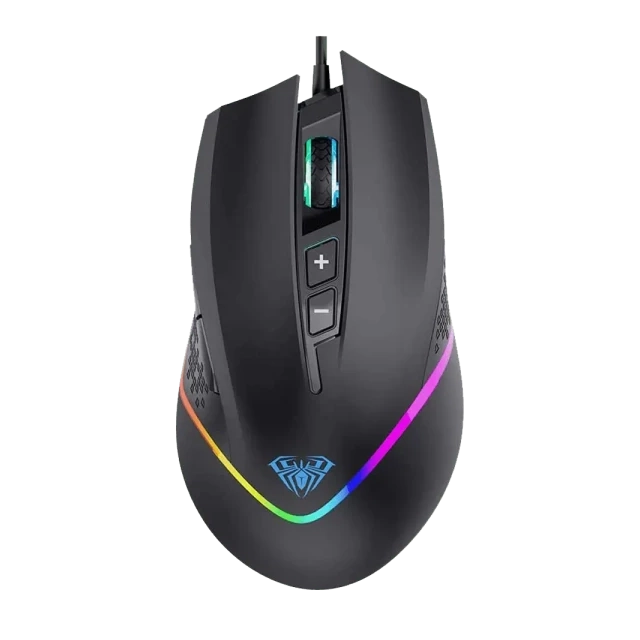 Gaming miš AULA F805 6400DPI/7D/RGB/Crni