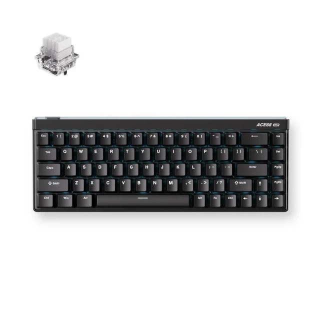 Gaming tastatura MCHOSE Ace 68 Air Ultra Esports Magnetic Switch aurora black