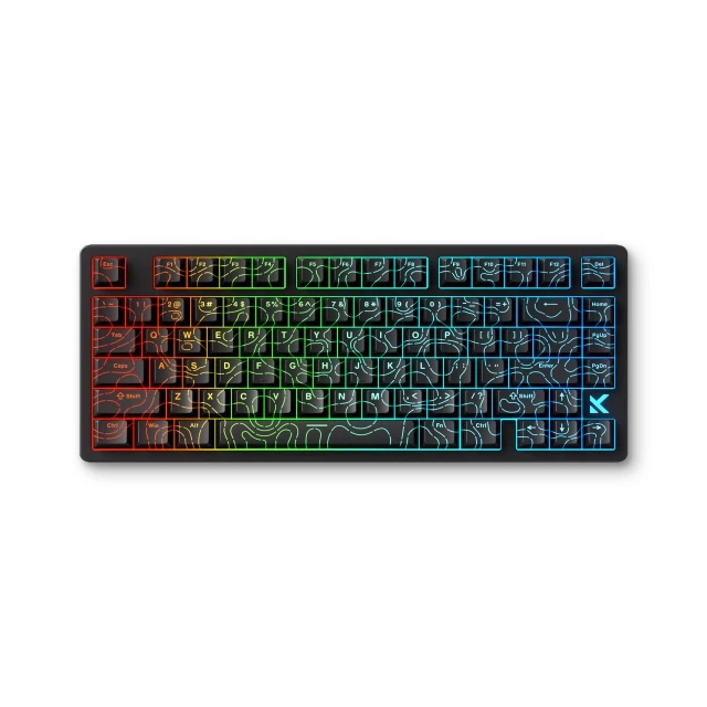 Gaming tastatura MCHOSE Jet 75 Hall Effect Magnetic Switch black topographic
