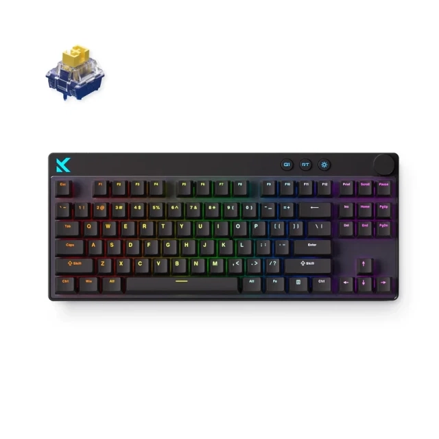 Gaming tastatura MCHOSE Mix 87 Hall Effect Apollo Magnetic Switch black
