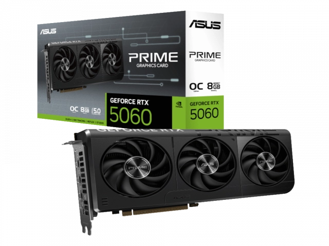 Graficka karta ASUS PRIME RTX 5060 8GB/GDDR7/128bit/crna