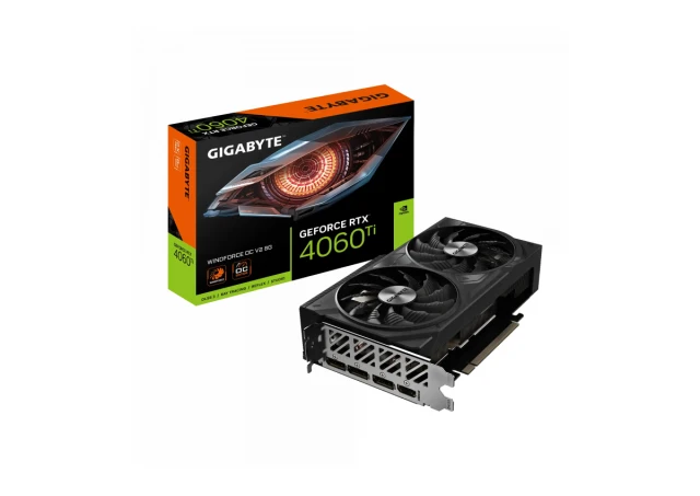 Graficka karta Gigabyte GeForce RTX 4060 Ti WINDFORCE OC V2  GDDR6 8GB 128 bit 2xDP/2xHDMI