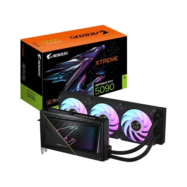 Graficka karta GIGABYTE RTX 5090AORUS XTREME WATERFORCE WB 32GB GV-N5090AORUSX W-32GD