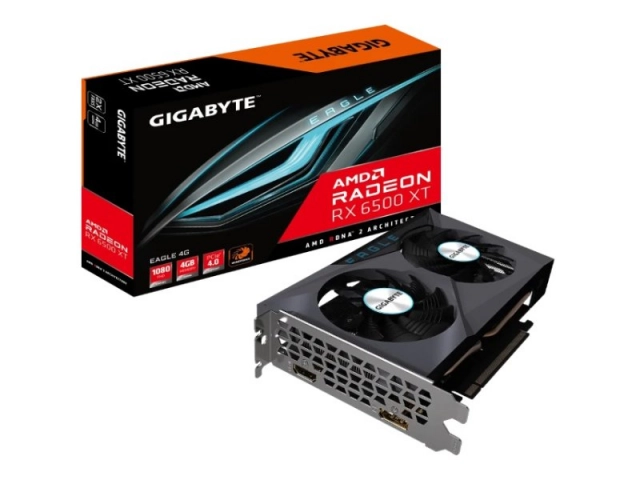 SVGA PCIE GIGABYTE AMD Radeon RX 6500 XT EAGLE OC 4GB GV-R65XTEAGLE-4GD