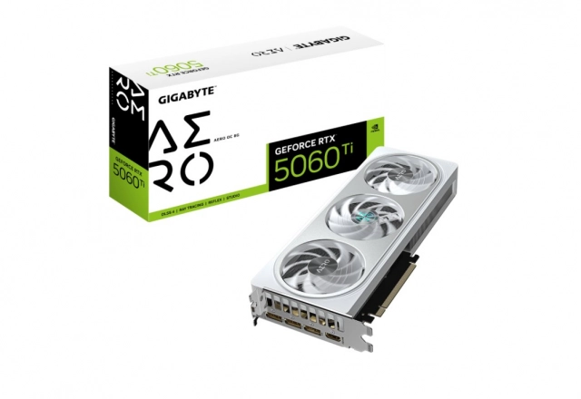 Grafička karta GIGABYTE 5060TI 8GB GV-N506TAERO OC-8GD NVD/8GB/GDDR7/128bit