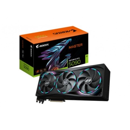 SVGA PCIE GIGABYTE GV-N5090AORUS M-32GD GeForce RTX 5090 MASTER GDDR7 32GB 512bit Crna