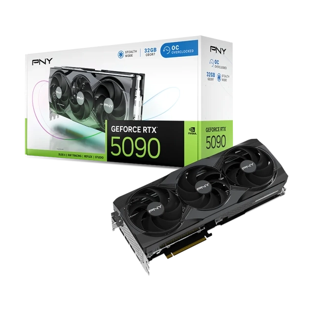 PNY GeForce RTX 5090 32GB Overclocked Triple Fan