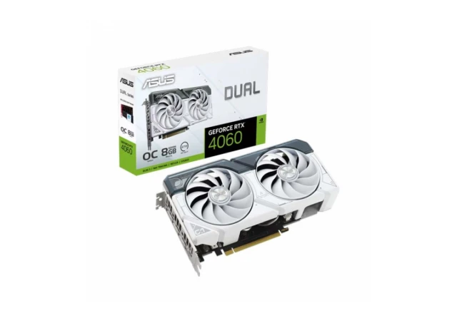 Graficka karta ASUS DUAL-RTX4060-O8G-EVO NVD/8GB/GDDR6/128bit/bela