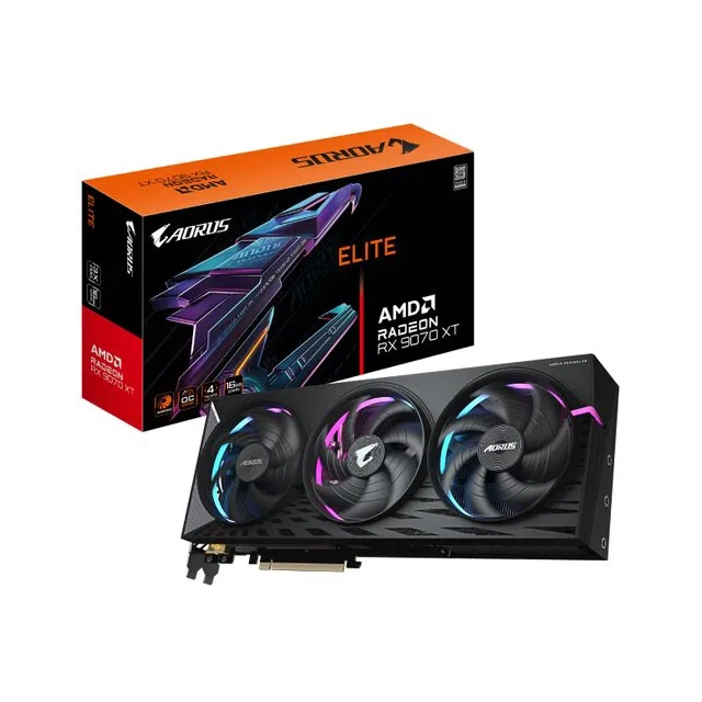 Gigabyte Aorus Elite RX 9070XT GV-R9070XTAORUS E-16G