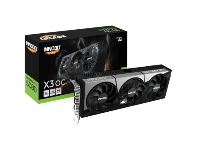 INNO3D NVIDIA GEFORCE RTX 5080 X3 OC 16GB GDDR7 256bit  2460