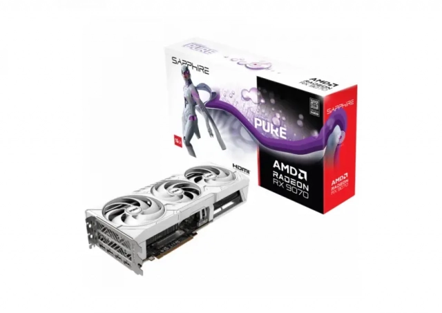SAPPHIRE PURE AMD RADEON RX 9070 GAMING OC 16GB DUAL HDMI / DUAL DP
