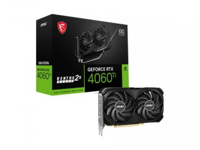 VGA MSI RTX 4060TI VENTUS Black 2X 8G OC