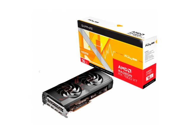SVGA Sapphire Radeon RX 7800XT Pulse 16GB GDDR6 256bit 11330-02-20G,2xDP/2xHDMI