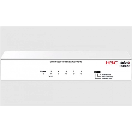 H3C Aolynk ES100-5G Ethernet Switch 5 x 1G ports, DC
