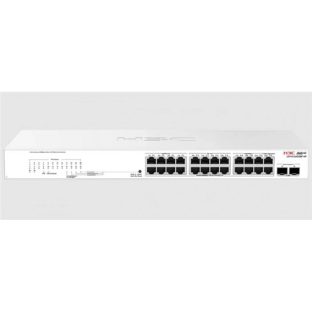 H3C Aolynk US110-24G2MF-HP Ethernet Switch, 24 x 1G p, PoE+