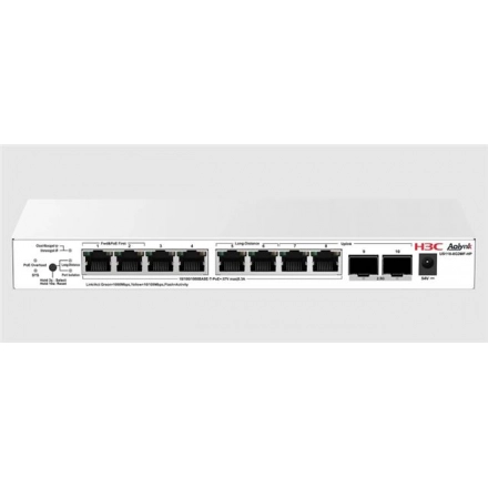 H3C Aolynk US110-8G2MF-HP Ethernet Switch 8 x 1G PoE+, (AC)