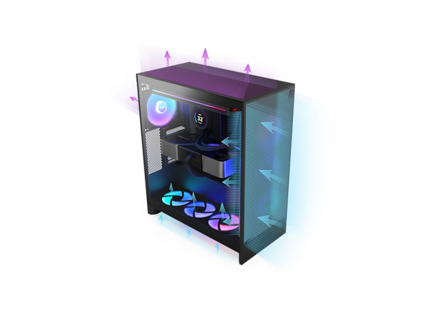 NZXT H7 Flow RGB kućište belo (CM-H72FW-R1) 