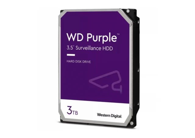 Western Digital Hard Disk FES-SATA 3TB WD Purple WD33PURZ 5400RPM 256MB